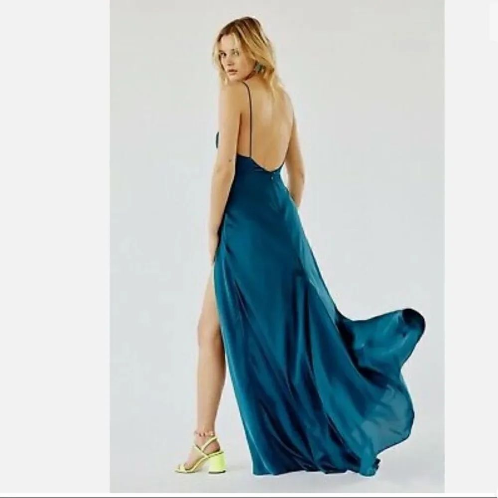 Fame and Partners Strappy Draped Gown
